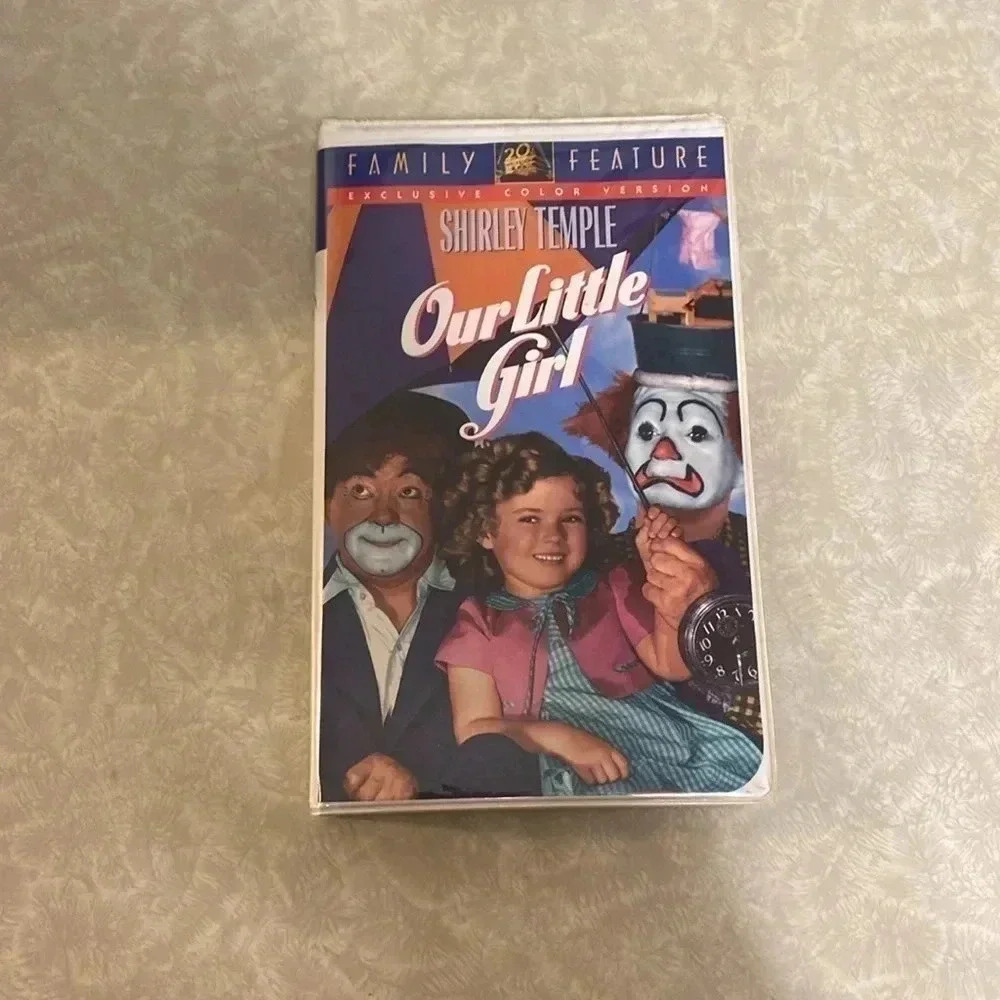 VINTAGE Shirley Temple Movies 13-19 Clamshell‎ VHS Tape Movie Colorized Version - Picture 4 of 4